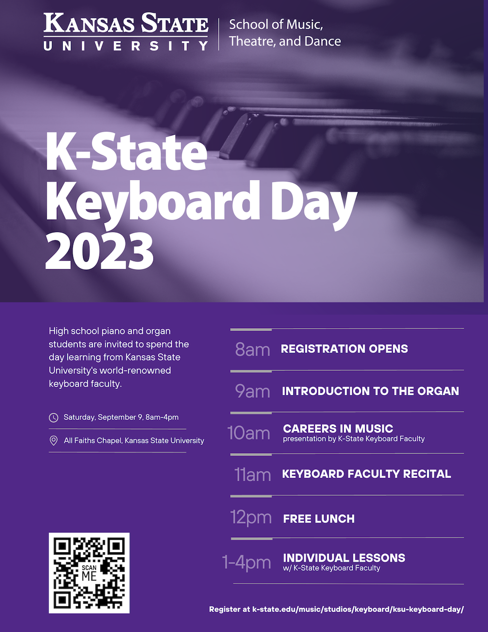 KSU Keyboard Day Schedule