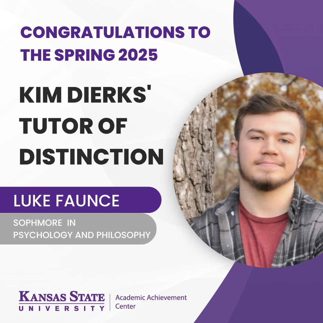 Luke Faunce, Spring 2025 recipient