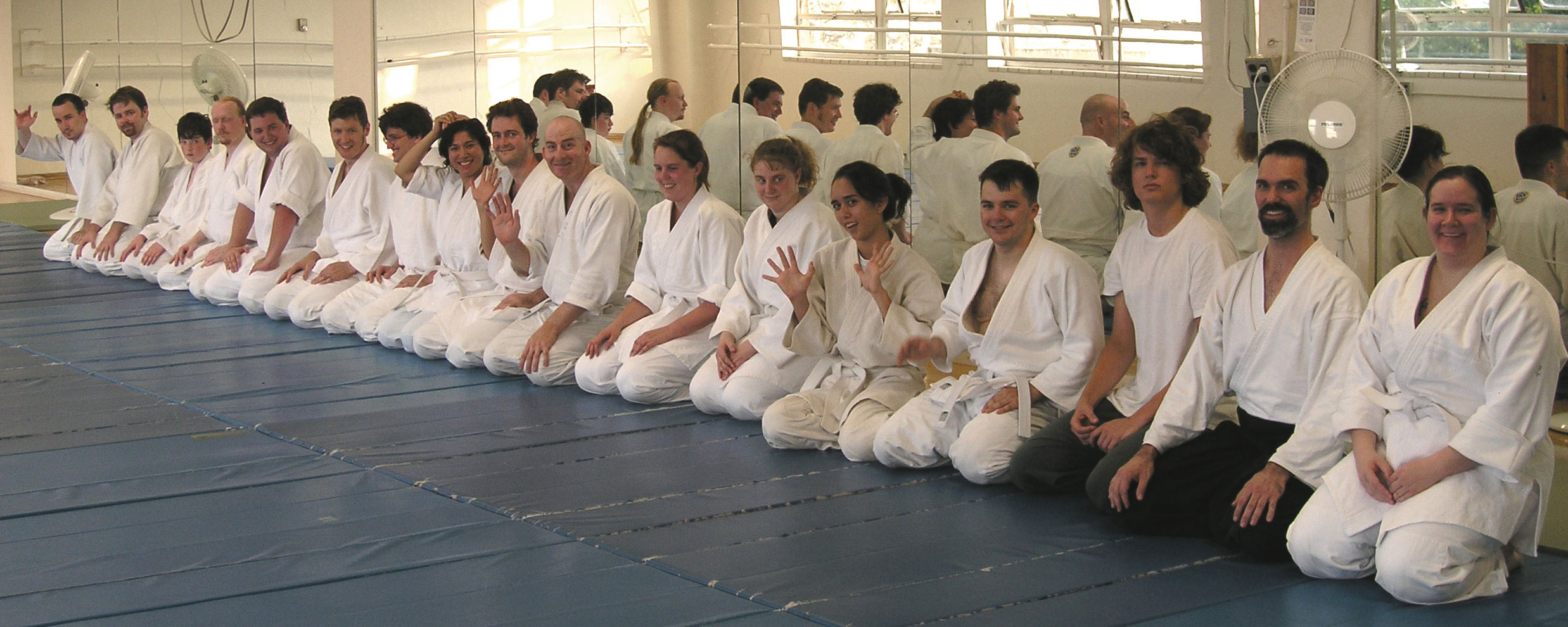 Photo of dojo members