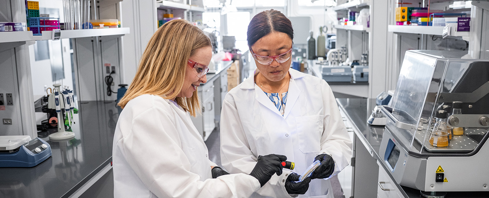 Seaton Hall biomanufacturing lab