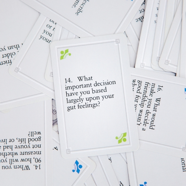 Question card: What decision have you based on a gut feeling?