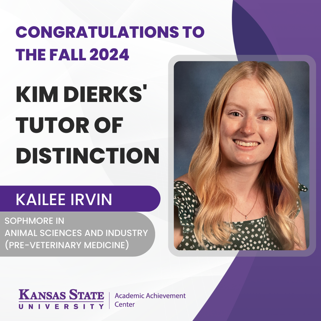 Kailee Irvin, Fall 2024 recipient