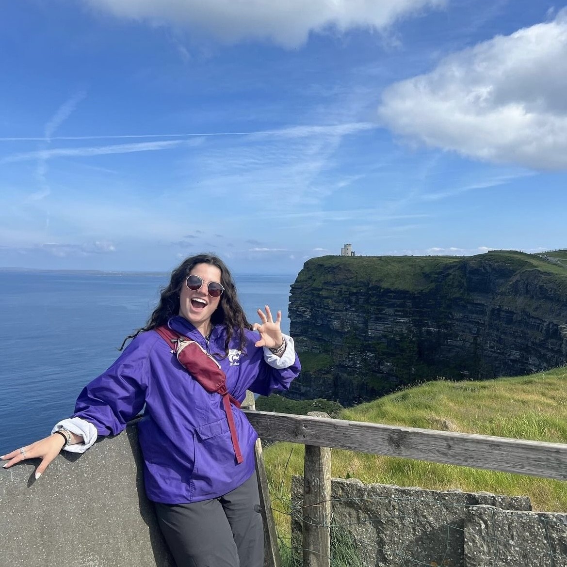 K-State student studying abroad in Ireland