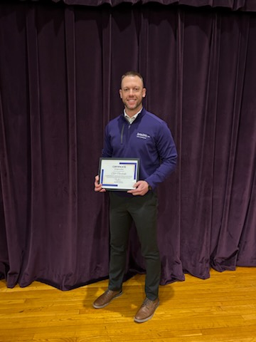 Kyle Chamberlin, Leader of the Year award winner