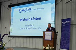 President Linton Speaking