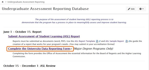 University Data