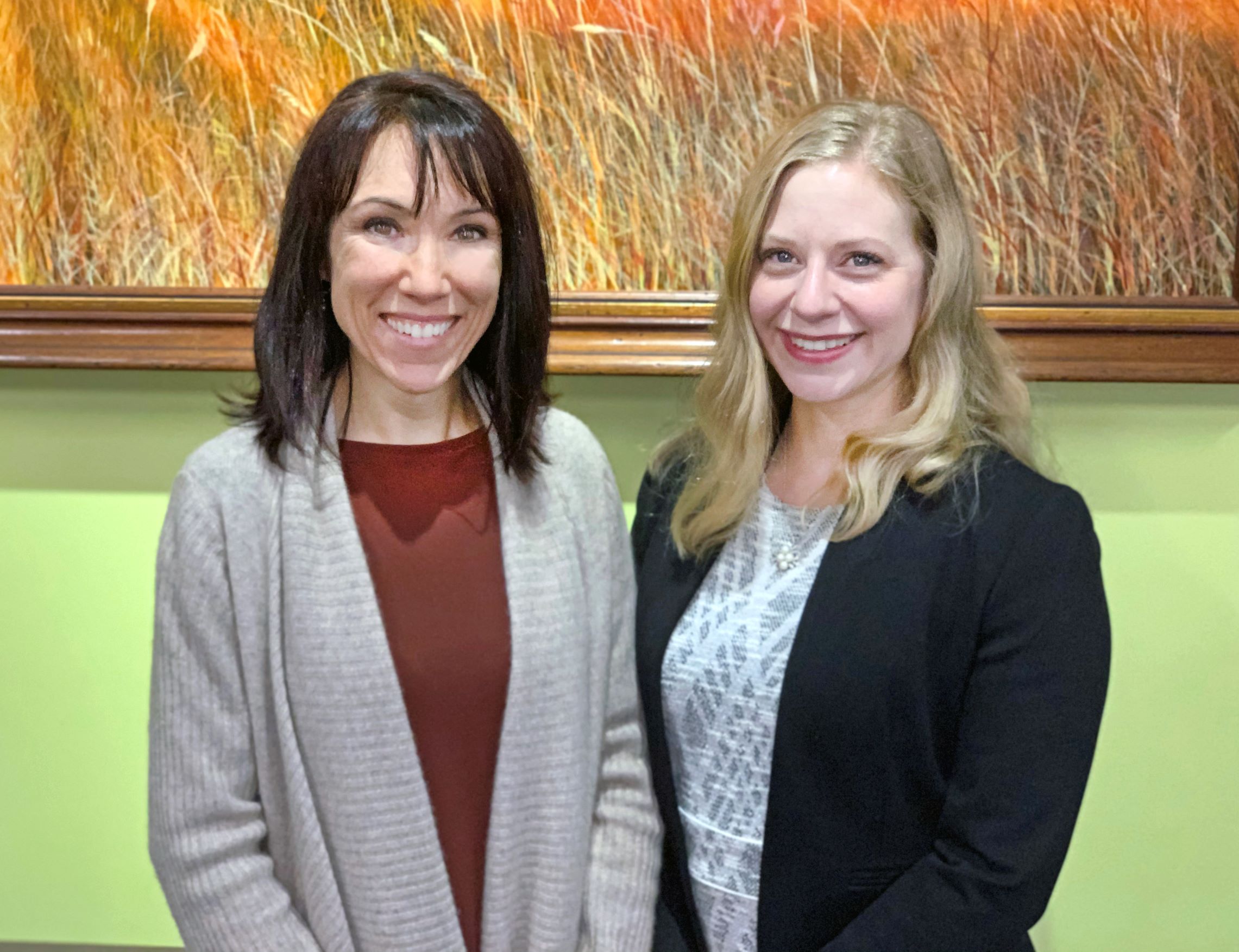 Alisa Garni (left) and Mary Kohn (right), 2020 IRG recipients