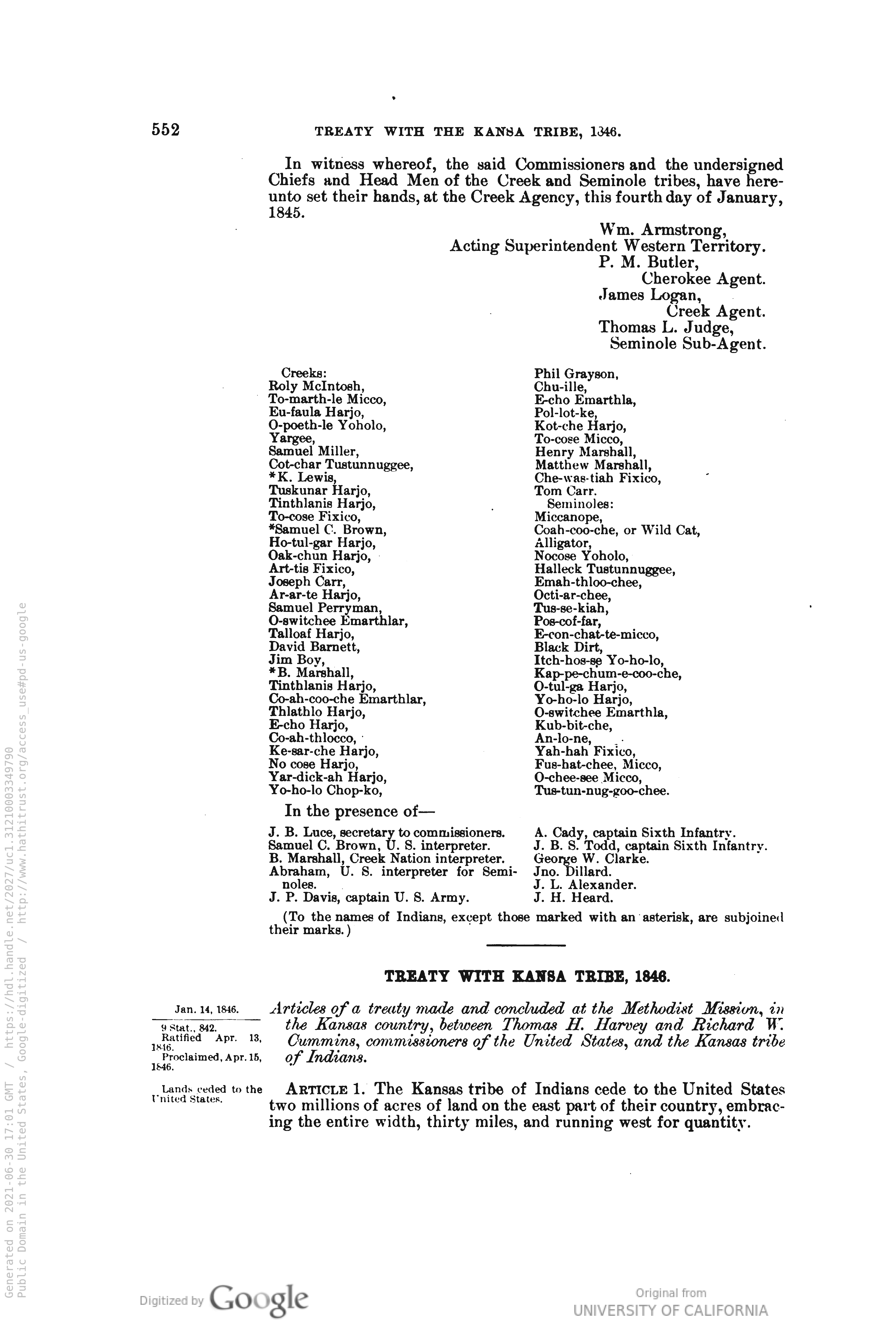 Treaty of 1846, Page 1