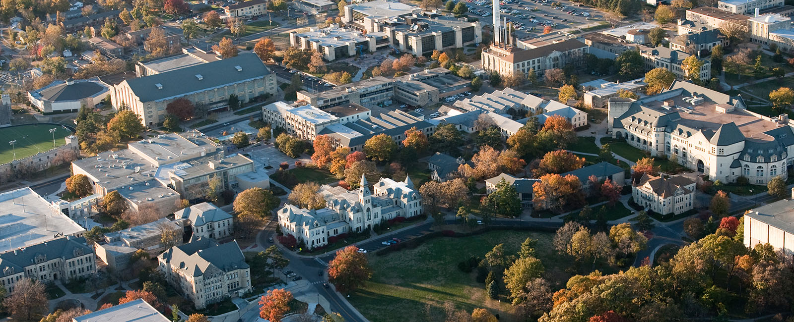 This image shows the Manhattan campus of Kansas State University