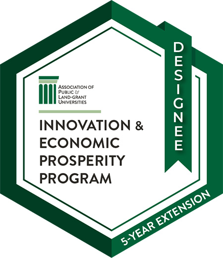 Innovation and Economic Prosperity Program designee wordmark The Innovation and Economic Prosperity Program designee wordmark
