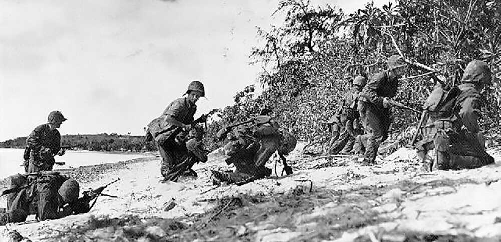 WWII soldiers in the Pacific