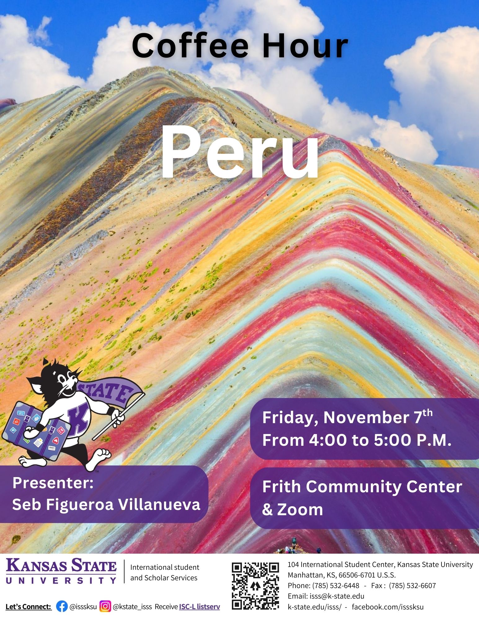 Peru coffee hour flyer
