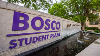 Fountains at Bosco Student Plaza 