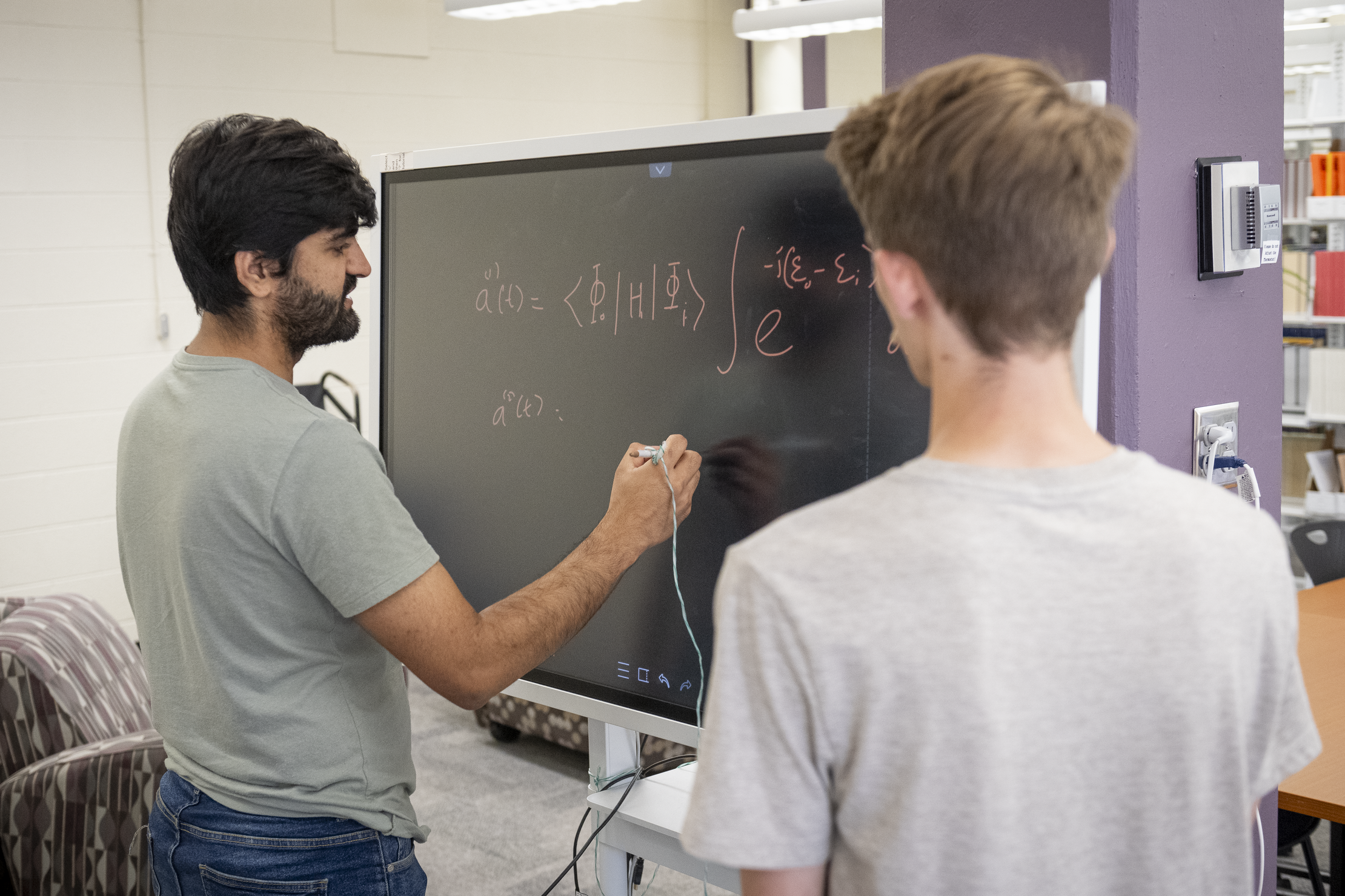 Muhammad Sakhi, graduate research assistant in physics