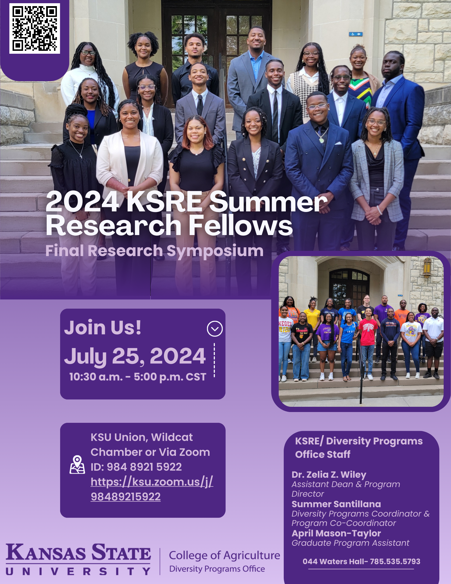 KSRE Research Fellows Save the Date 