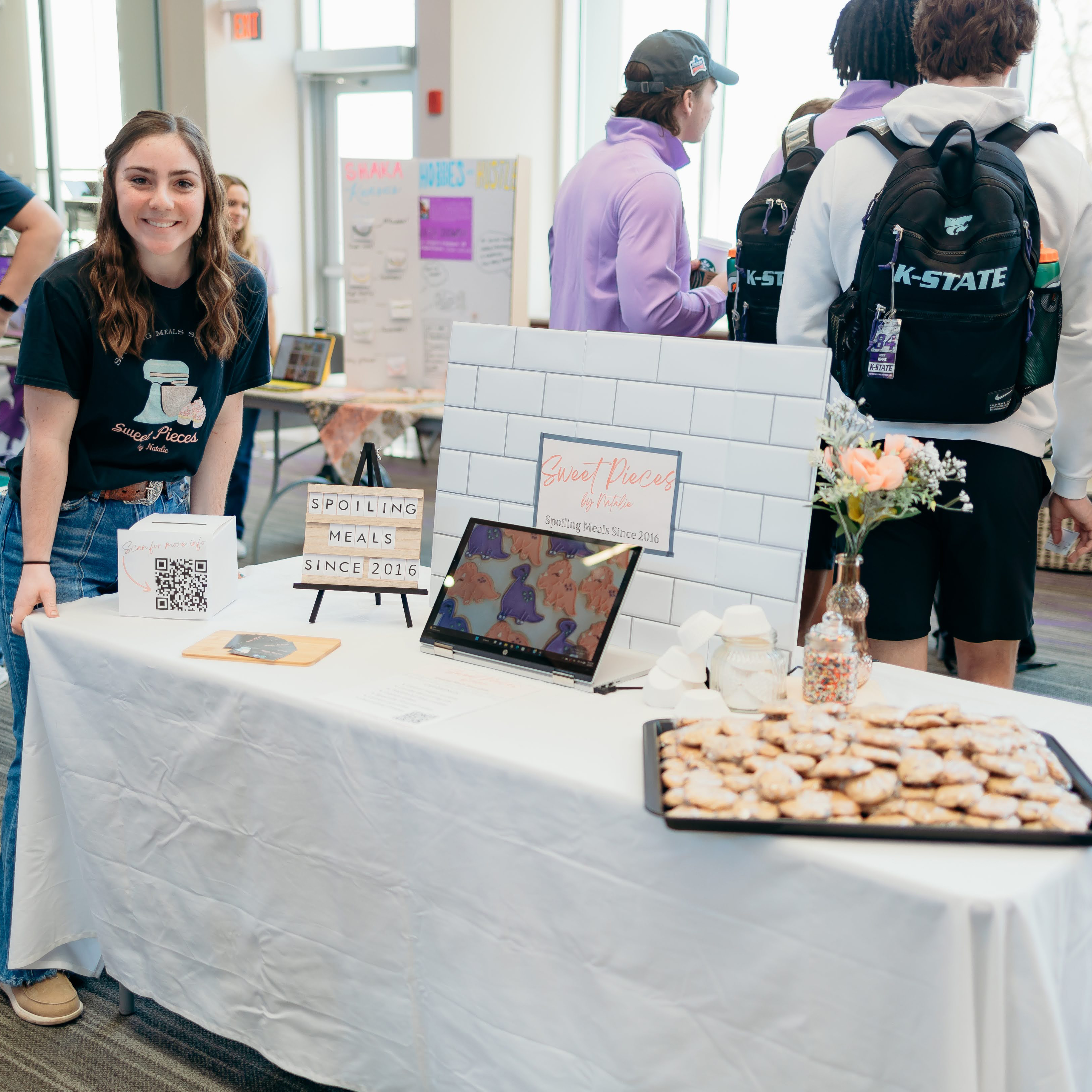 Sweet Pieces by Natalie at an entrepreneur expo