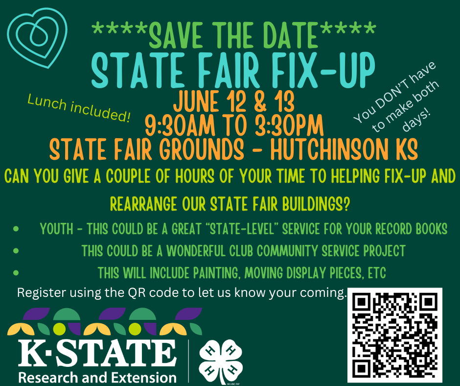 KS 4-H State Fair Fix-Up Flier