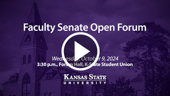 Faculty Senate fall 2024 open forum with President Linton