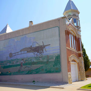 This photo shows downtown Kingman, Kansas. 