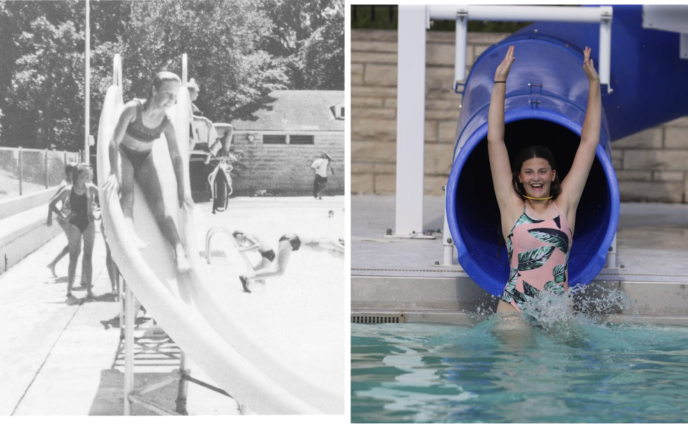 At the request of 4-H’ers, an Olympic-size swimming pool was the first major structure built at Rock Springs Ranch.