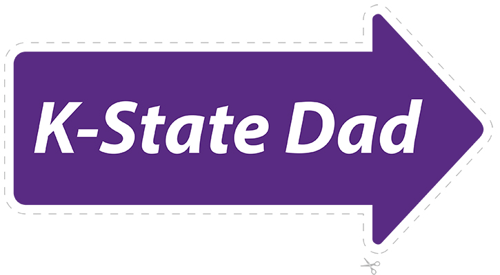 Downloadable K-State Dad printable