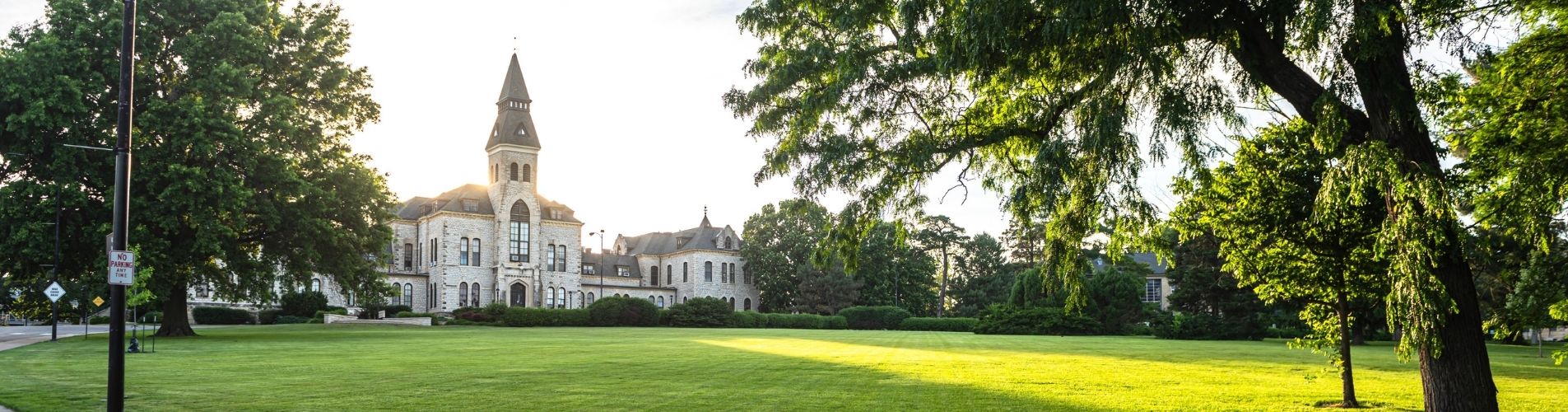 Anderson Hall at sunset