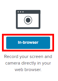 In-browser button