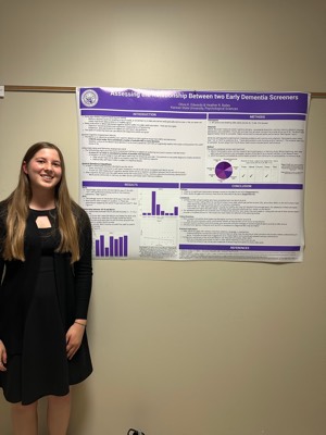 olivia with research poster