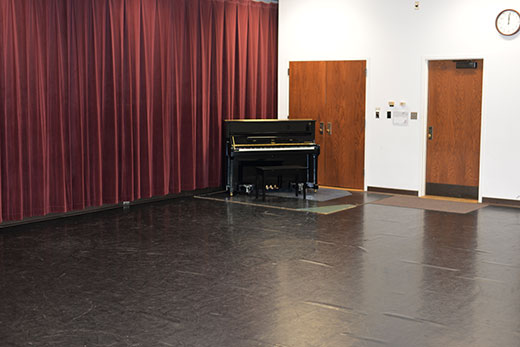 Nichols Hall 007 dance studio