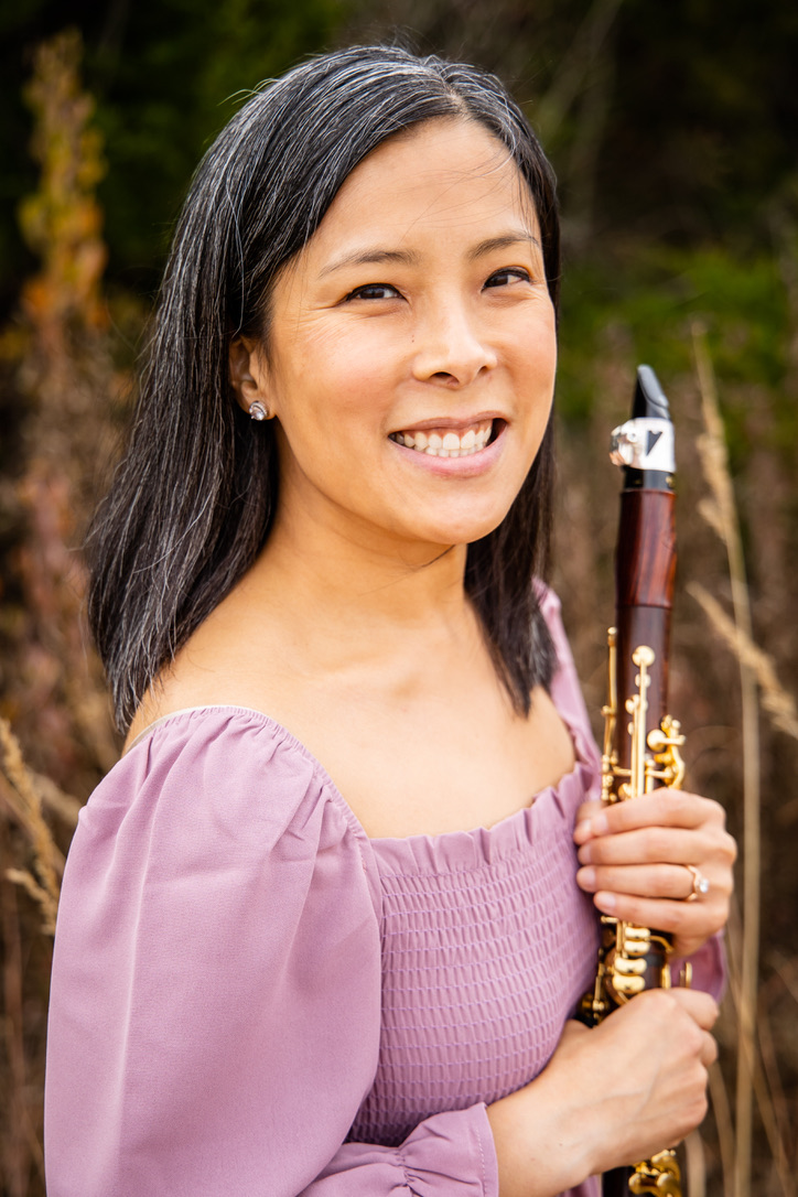 Amy Guffey with clarinet