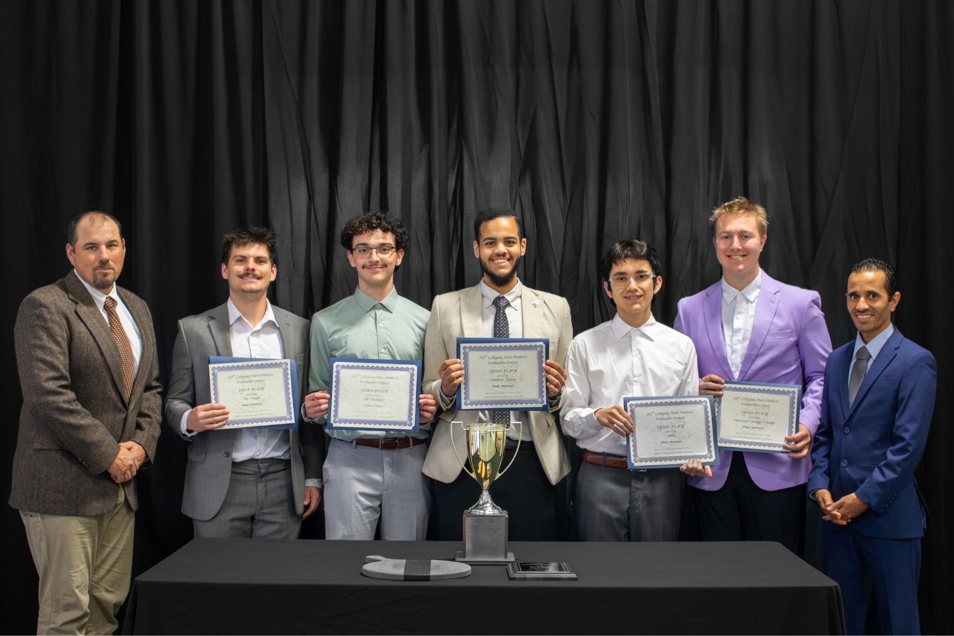 K-State's dairy judging team