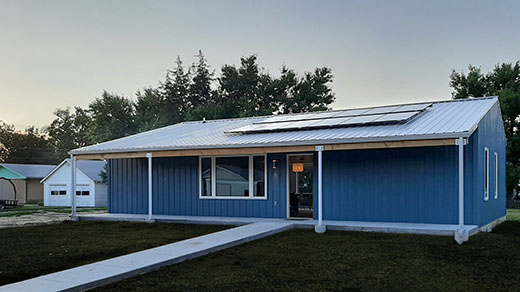 Exterior of St. John home Exterior of St. John home