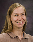 Lydia Zeglin smiles for a portrait.