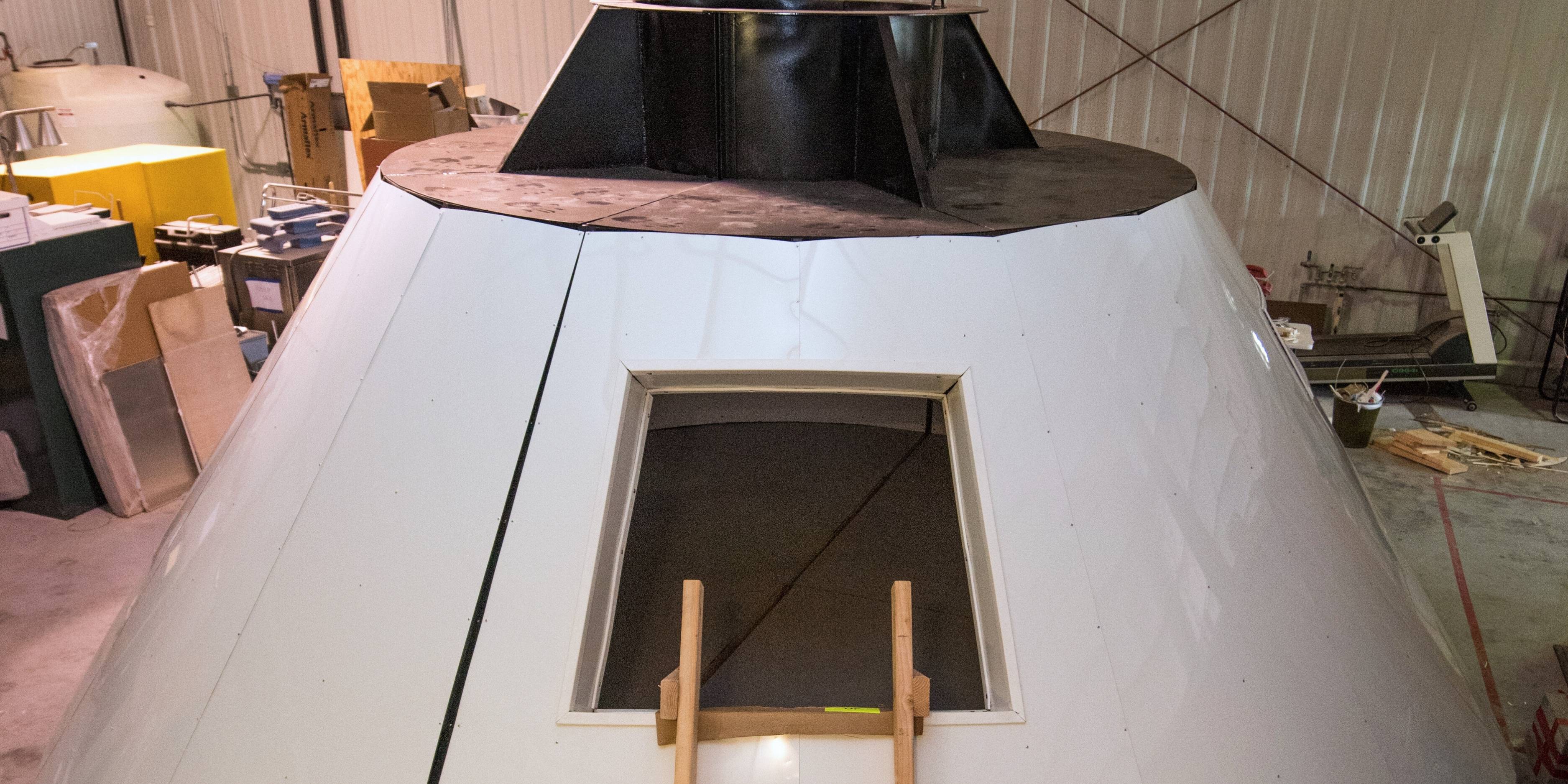 A lifesize replica of the Orion space capsule is helping a Kansas State University kinesiology team study astronaut fitness during an emergency escape. The NASA-funded research project can help with long-duration space missions to Mars or deep space.