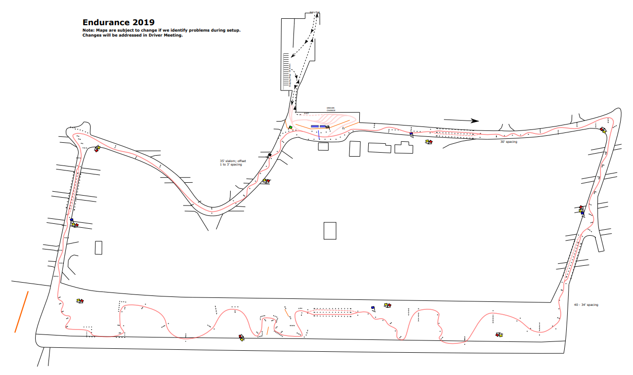 FSAE Michigan Course Map