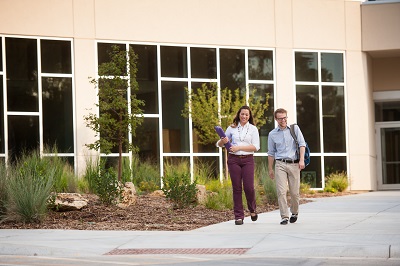 Students outside of Justin Hall, home for the College of Human Ecology