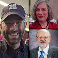 Sanderson, left, Lynn-Sherow, top right, Sherow, bottom right