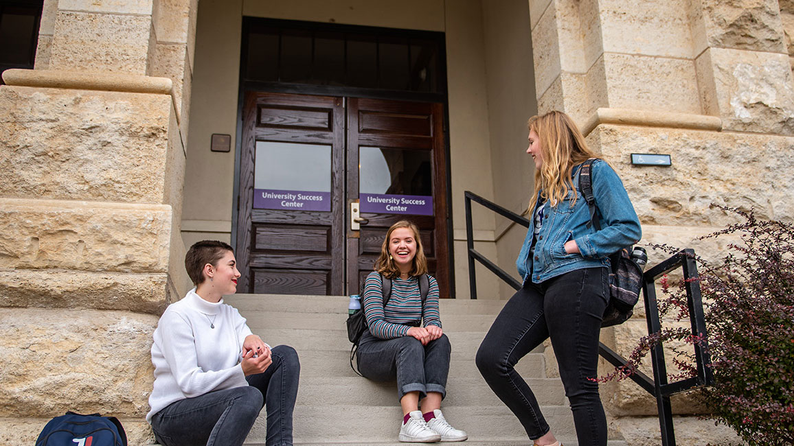 Students on campus